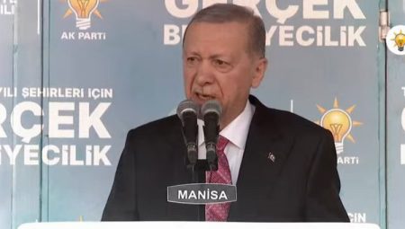 Erdoğan Manisa mitinginde konuştu