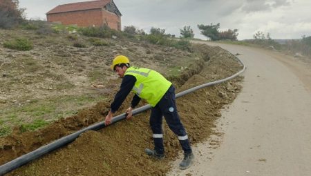 Sakarya Geyve’de bin 500 metrelik yeni içme suyu hattı