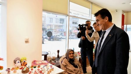  ALBAM sakinlerinden Yaşlılar Haftası sergisi