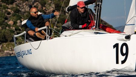 Bodrum’da yelkenler kış serisi için şişti