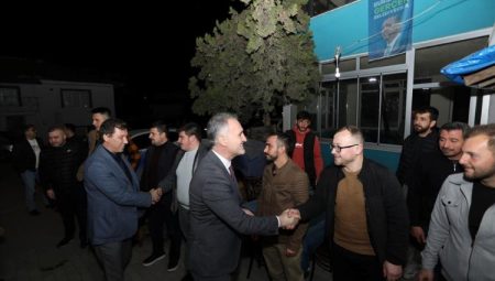 Bursa İnegöl’de Başkan Taban’dan saha çalışmalarına devam