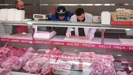 Gebze Zabıtası’ndan kasap denetimi