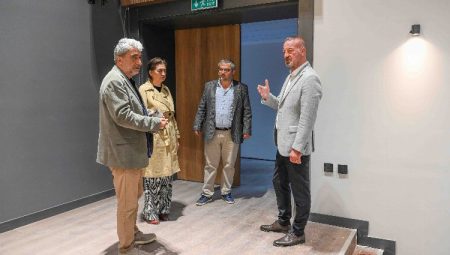 Başkan Karabatı Kültür Merkezi’ne inceleme