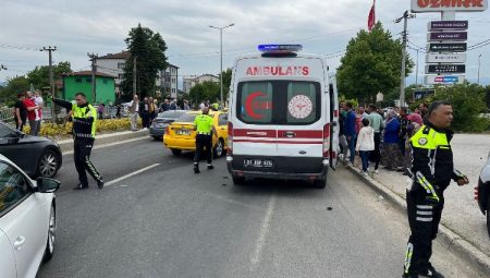 Düzce’de trafikte yarış kazayla sonuçlandı!