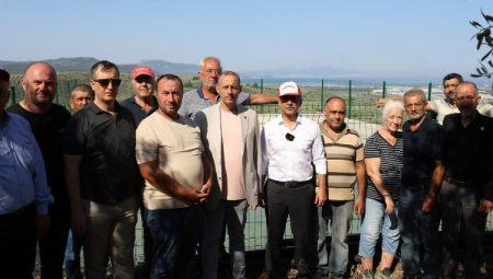 Bursa Gemlik’te zeytin ağaçları suya kavuştu