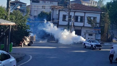 Dilovası’nda sivrisinek, kara sinek ve larvalara karşı ilaçlama