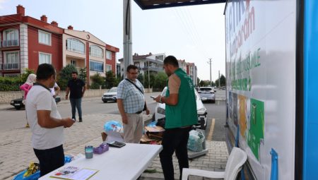 Konya Selçuklu’da ‘Mobil Atık Kumbaram’a yoğun ilgi