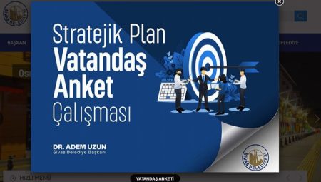 Sivas Belediyesi’nden stratejik anket