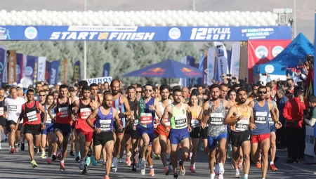 4’ncü Kayseri Yarı Maratonu halk koşusunda kayıt zamanı