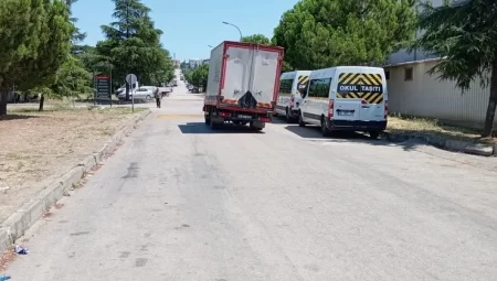 Bursa’da tehlikeli yolculuk