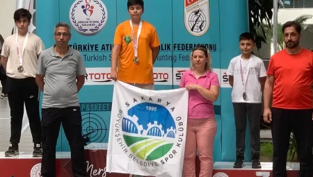 Sakarya Büyükşehir sporcusundan birinciliği getiren atış