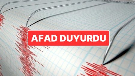AFAD Duyurdu: Van’da Peş Peşe 2 Zelzele Meydana Geldi