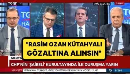 AKP’li Şamil Tayyar’dan Dikkat Çeken Atak: ”Rasim Ozan Kütahyalı Gözaltına Alınsın”