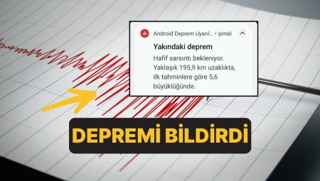 Android Telefonlar İstanbul’da Meydana Gelen Zelzelesi Saniyeler Evvel Bildirdi
