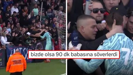 Babasını Kaybeden Genç Kaleciyi Rakip Kadro Taraftarları Teselli Etti