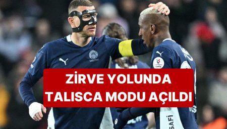 Fenerbahçe, Şiddetli Sivasspor Deplasmanından 3 Golle 3 Puan Çıkardı
