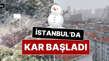 İstanbul’da Okullar Tatil mi? İstanbul’da Kar Başladı! Kar Yağısı Sonrası Okullar Tatil Olacak mı?