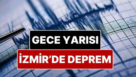 İzmir Körfezi’nde 4 Büyüklüğünde Zelzele Oldu