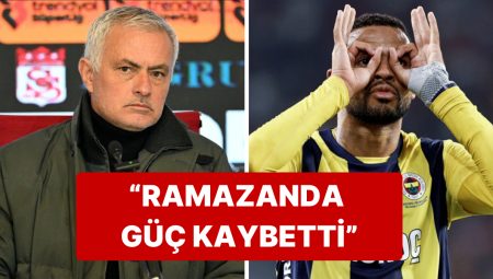 Jose Mourinho, En Nesyri’nin Performansını Ramazan Ayına Bağladı