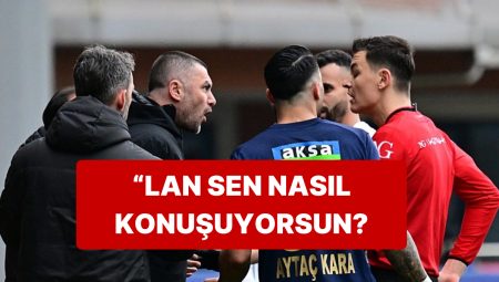Kasımpaşa Teknik Yöneticisi Burak Yılmaz Bu Kere de Bir Taraftarla Tartıştı