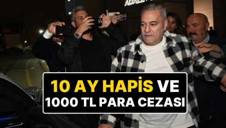 Mehmet Ali Erbil’e Yasa Dışı Bahisten Ertelemeli 10 Ay Mahpus ve 1000 TL Para Cezası