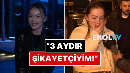 Morlukları Eliyle Kapattı: Darp Haberi Sonrası Muhabirler Tarafından Görüntülenen Danla Bilic Birinci Sefer Konuştu
