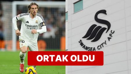 Real Madrid’in Yıldızı Luka Modric, Swansea’ya Ortak Oldu