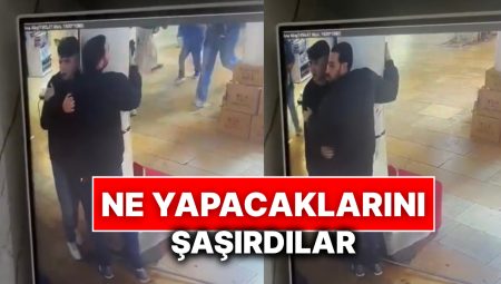 Sarsıntı Sırasında Kapalıçarşı’da Olan İki Arkadaş Kaygı Anında Kolona Sarıldı