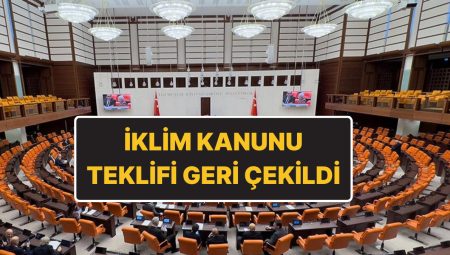 Tekrar Komisyonda: TBMM’de İklim Kanunu Yasa Tasarısı Geri Çekildi