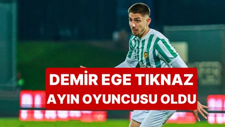 Beşiktaş’tan Kiralık Giden Demir Ege Tıknaz, Portekiz’de Ayın Oyuncusu Seçildi