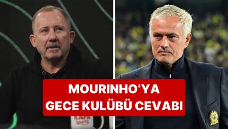 Sergen Yalçın’ın Jose Mourinho’yla İlgili Verdiği Gece Kulübü Yanıtı Güldürdü