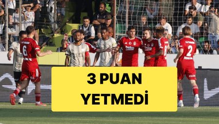 Beşiktaş, Bodrumspor Deplasmanında 4 Gol Atmasına Karşın Üçüncü Olamadı