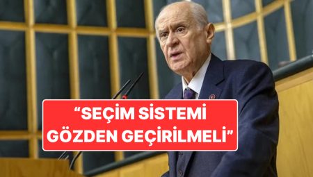 Devlet Bahçeli’den Yeni Anayasa Daveti: “Siyasi Partiler ve Seçim Sistemi Gözden Geçirilmeli”