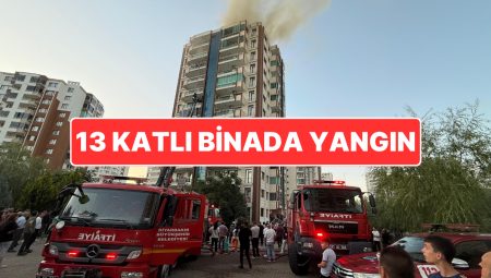 Diyarbakır’da 13 Katlı Binada Yangın: 2’si Çocuk 3 Kişi Hayatını Kaybetti