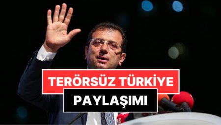 Ekrem İmamoğlu’dan ”Terörsüz Türkiye” İletisi: Barışın Yolu Türkiye Cumhuriyeti’nin Yoludur
