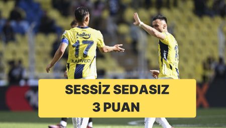 Fenerbahçe, Taraftarın İlgi Göstermediği Maçta Konyaspor’u 2-1 Yendi