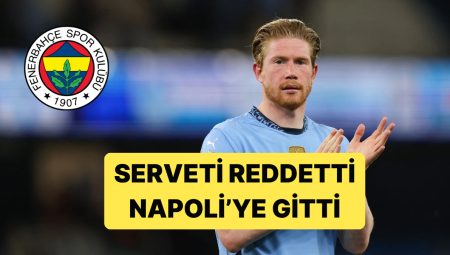 Fenerbahçe’nin Kevin de Bruyne Israrı Astronomik Sayılara Karşın Sonuç Vermemiş