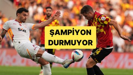 Galatasaray, Şampiyon Geldiği Göztepe Deplasmanında da Kazandı: 0-2