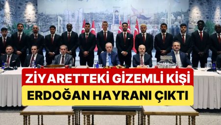 Galatasaray’ın Cumhurbaşkanı Erdoğan’ı Ziyaretindeki Gizemli Kişi Osimhen’in Ağabeyi Çıktı