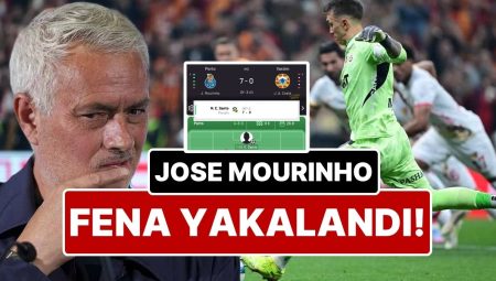 Galatasaray’ın Muslera’ya Penaltı Kullandırmasını Eleştiren Jose Mourinho Tıpkı Şeyi Kendisi de Yapmış!