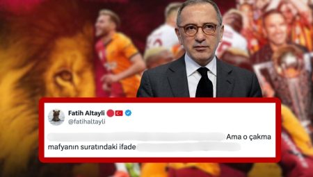 Galatasaray’ın Şampiyonluğu Sonrası Fatih Altaylı’dan ‘Çakma Mafya’ Bildirisi