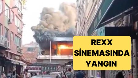 Kadıköy’de Yıkımı Devam Eden Rexx Sinemasında Yangın Çıktı