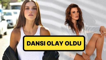 Katar’da Tatil Yapan Yüsra Geyik’ten Kumsalda Bikinili Dans Gösterisi