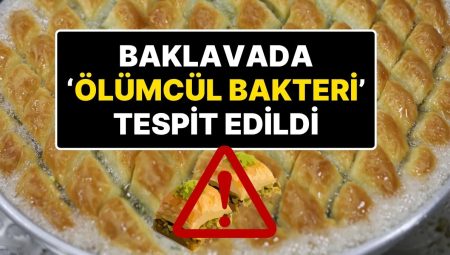 Kurban Bayramı’nda Baklava Yerken İki Kez Düşünün: Baklavadan Bakteri Çıktı!