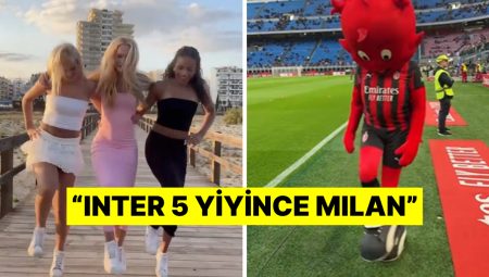 Milan’ın Maskotu da Davut Güloğlu Akımına Ayak Uydurdu