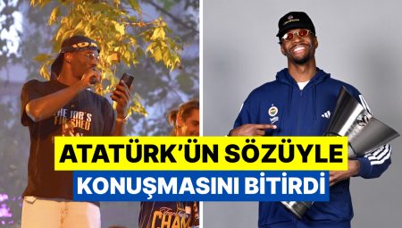 Nigel Hayes-Davis’in Türkçe İletisi Taraftarından Büyük Alkış Aldı