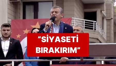 Özgür Özel’den Gaziosmanpaşa Belediyesi Önünde “Siyaseti Bırakırım” Çıkışı