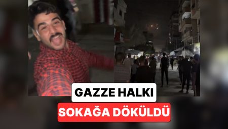 Sevinç Şovları ile Karşıladılar: Gazze Halkı İsrail’e Düzenlenen Hücumun Akabinde Sokağa Döküldü