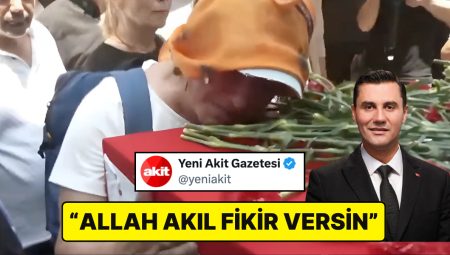Yeni Akit Bildiğiniz Gibi! Ferdi Zeyrek’in Tabutuna Sarılarak Ağlayan Bayana Yakışıksız Yorum