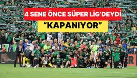 4 Sene Önce Süper Lig’de Maça Çıkan Denizlispor Kapanıyor